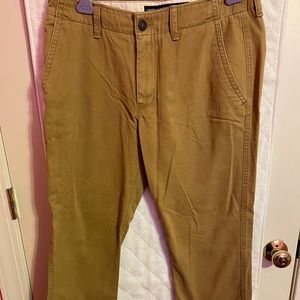 American Eage Dark Khaki pants 34x32